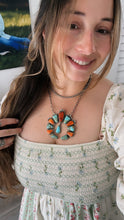 Load image into Gallery viewer, Eloise Key Navajo Multi Turquosie necklace