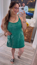 Load image into Gallery viewer, Sienna Emerald wash Romper