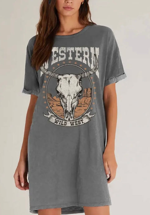 Western Tshirt Dress