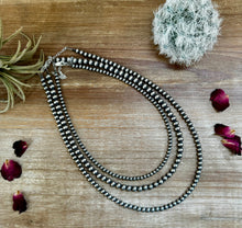 Load image into Gallery viewer, NEW! Build your own Sterling Silver Pearls Necklace 4-5-6-8-10-12-14 mm