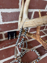 Load image into Gallery viewer, Native Orange Spiney Barrel bead Navajo Pearl Necklace