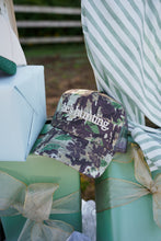 Load image into Gallery viewer, He's Hunting - Camo Vintage Trucker Hat