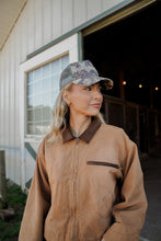 Load image into Gallery viewer, He's Hunting - Camo Vintage Trucker Hat
