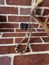 Load image into Gallery viewer, Native Orange Spiney Barrel bead Navajo Pearl Necklace