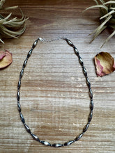 Load image into Gallery viewer, 17 inch Torpedo Sterling Silver Pearls