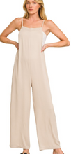 Load image into Gallery viewer, Spring has sprung Beige Jumpsuit