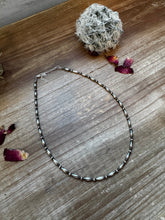Load image into Gallery viewer, Mini Torpedo choker Sterling Silver Pearls