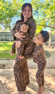 Woodland Camo Bamboo Two Piece Set