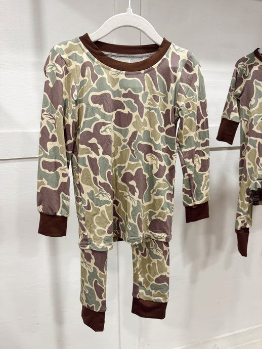 Florida Antler Two piece Jammies Green